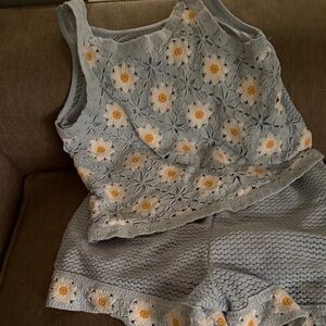 Zunie Blue and Yellow Kids Matching Set